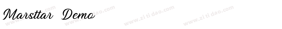 Marsttar  Demo字体转换